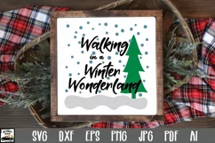 Walking in a Winter Wonderland SVG Cut File - Christmas SVG Product Image 1