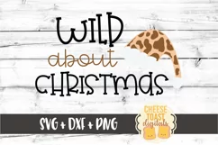 Wild About Christmas - Leopard Print SVG PNG DXF Cut Files Product Image 2