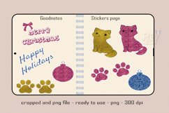 Digital Stickers Glitter for Holidays Product Image 2