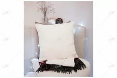 Xmas Pillow Mockup. PSD & JPG Product Image 2