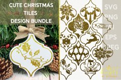 Christmas Arabesque Tiles SVG Designs bundle Product Image 3