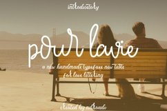 Web Font Pour Lavie Product Image 1