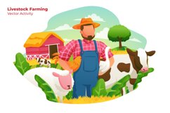 Livestock Farming - Vector Illustration Product Image 1