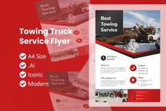 Towing Truck Rental Brochure Templat Product Image 1