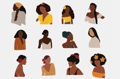 Abstract woman portraits clipart-modern forms Product Image 3