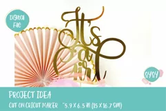 It's a Girl SVG | Cake Topper SVG | Baby Shower SVG Product Image 3