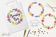Adelaine Wreaths 7 Wreaths Watercolor Florals Bright Flowers Product Image 2