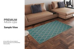 3 Types of Carpets in Living Room Mockup Set Product Image 5