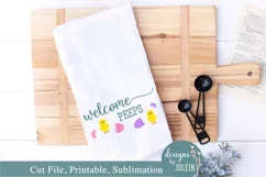 Welcome Peeps SVG, png, eps, sublimation, printable, JPEG Product Image 3