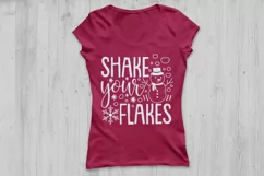 Shake Your Flakes Svg, Christmas Svg, Snowman Svg, Winter. Product Image 2