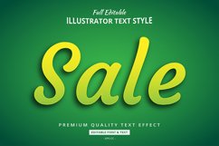 Gradient Elegant Sale 3D Illustrator Text Style Effect Product Image 1