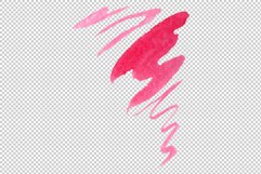 Orange-red Fuchsia watercolor png Product Image 2