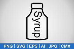 Vector Syrup Icon Product Image 1