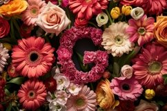 Letter G Flowers Background Wallpaper Product Image 1