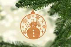 Christmas Ornament For Paper and Laser Design Product Image 1