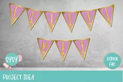 Bridal Shower Banner SVG |Bunting Banner SVG | Pennant SVG Product Image 5