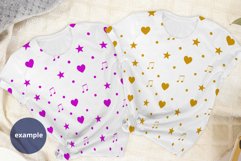 Two White T-shirts Mockup on a Neutral background PSD & JPG Product Image 4
