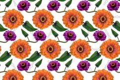 12 Seamless colorful FLOWER patterns bundle. Digital Paper Product Image 12