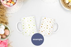 Easter Spring Two Coffee Mugs mockup PSD & JPG Product Image 2