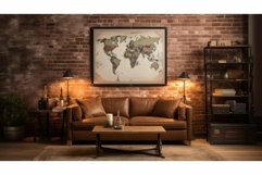 wooden rustic interior with poster Product Image 1
