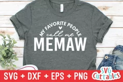 My Favorite People Call Me | SVG Cut File | Shirt Design Product Image 2