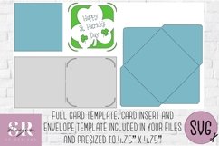 St. Patrick’s day insert card | Paper cutting | Cricut Card Product Image 3