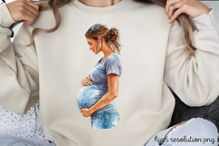 Mothers Day Pregnant Sublimation Bundle PNG Product Image 5