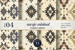 Navajo Minimal Pattern | Minimal Tribal Texture Product Image 1