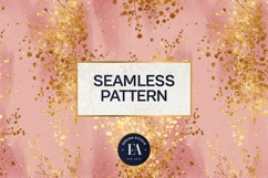 Pink Gold Shimmer Digital Paper, Glitter Texture Product Image 3