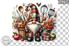 Christmas kitchen Gnome Sublimation - Clipart PNG Design Product Image 1