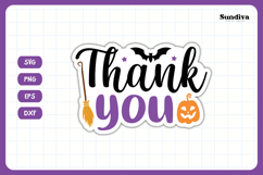 Halloween Small Business Packaging Sticker | Thank You Product Image 3