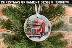 Christmas Ornament Sublimation PNG Design Product Image 1