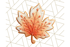 Fall Gingerbread Cookie PNG Clipart, Autumn Cookies Clip Art Product Image 5