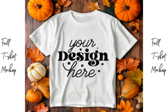 Fall t-shirt mockup, Fall mockup Product Image 1