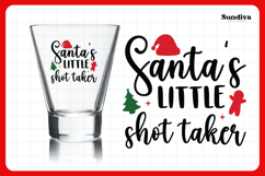 50 Funny Christmas Shot Glass Quote SVG Bundle Product Image 4