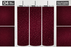 Maroon Glitter Tumbler Wrap| Tumbler Sublimation Product Image 1