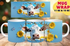 Animal Magic in Every Sip: Sublimation Mug Wraps Product Image 1