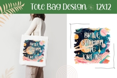 Abstract Space Sublimation, Brave Enough To Dream PNG Product Image 1