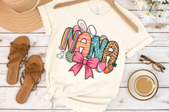 Nana Easter Bunny Clipart, Happy Easter Sublimation PNG Product Image 4