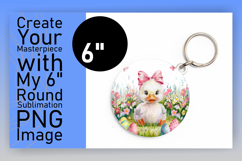 Artistic Round Design Car Coaster , Cute Easter Product Image 1