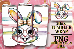 Lively Evenings 20oz tumbler wrap, Easter Bow Product Image 1