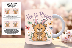 Vibrant 11oz Mug Wrap Png Template , Religious Product Image 1