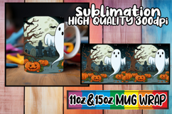 Unique adventures 11oz 15oz sublimation wrap, Ghost Product Image 1