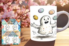 Easter Spirit: Spring Ghost Pattern Mug Product Image 1