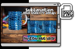 Sleek Sophisticated 3D Puff Mug Wrap Sublimation 11oz 15oz Product Image 1