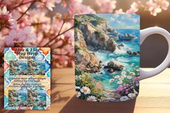 Blissful Nature Mug Wrap: Sublimation - 11oz/15oz Product Image 1