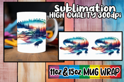 Fresh beginnings 11oz 15oz mug wrap, Animals Art Product Image 1