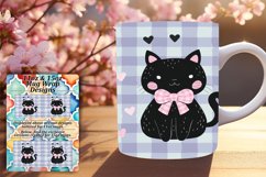 Adorable Watercolor Kitten Mug Design PNG Product Image 1