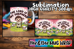 Exquisite charm 11oz 15oz mug wrap, Christian Product Image 1