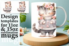 Whimsical Springtime Feline Sublimation Wrap - Blossom Beaut Product Image 1